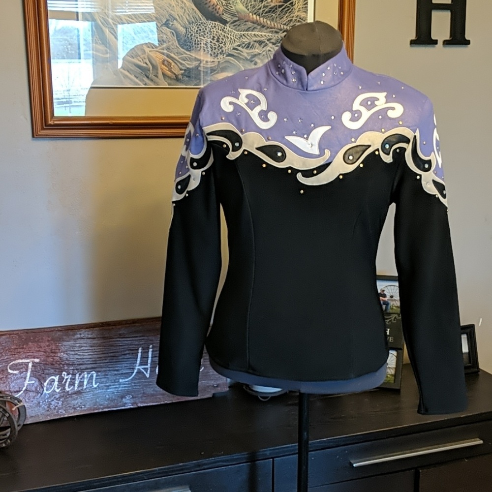 Purple Western Show Shirt